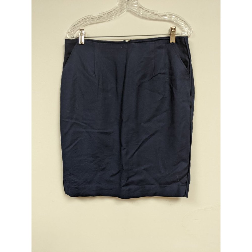 Forever 21 Womens Navy Blue Skirt Size Large L Pencil